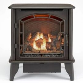 Bluegrass Living Panorama Vent Free Dual Fuel 3-Sided Gas Stove BTSD23RT