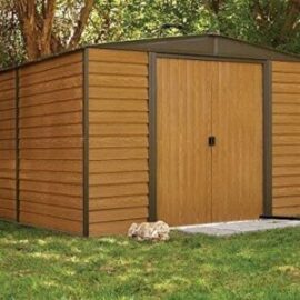 Arrow WR1012 Woodridge EG Steel Storage Shed, 10 by 12-Feet