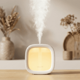 Cube Humidifier for Bedroom | Quiet USB Air Humidifier