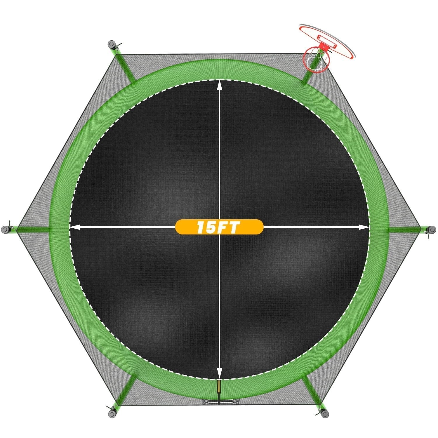 JumpFlex HERO 15ft Trampoline