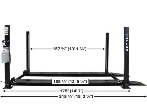 Atlas Apex 8 8,000 lb 4-Post Lift Car - Image 3