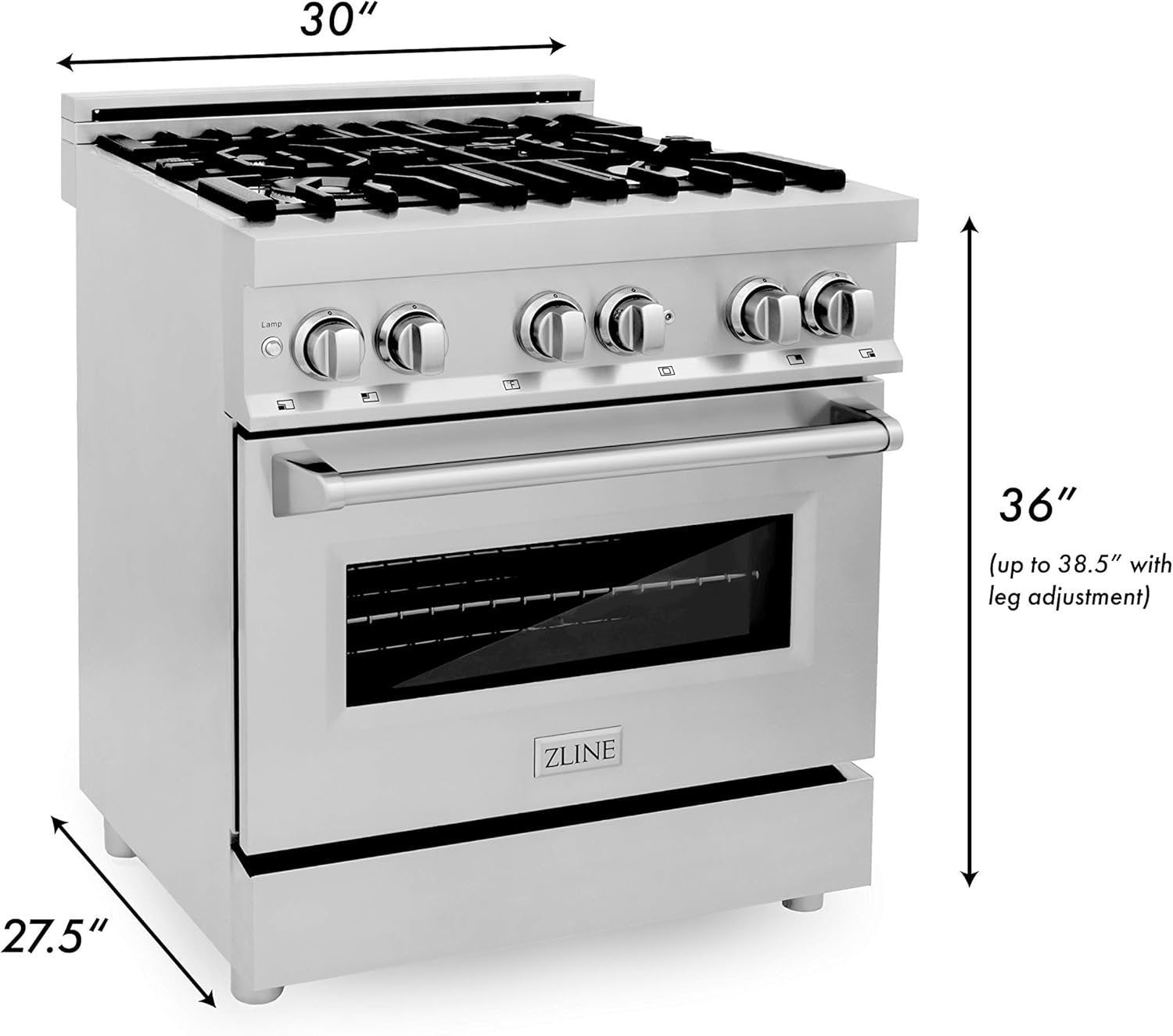 ZLINE 30″ Dual Fuel Range RA30 - Image 7