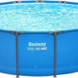 Bestway Steel Pro Max 15′ x 48″ Round Above Ground Pool Kit