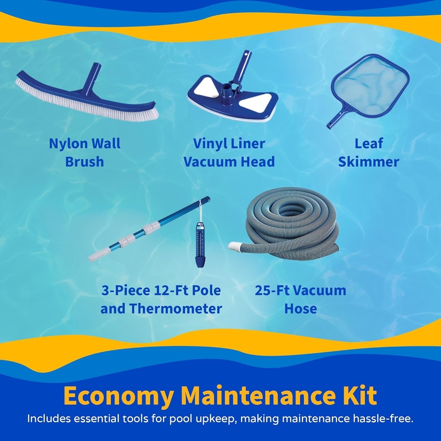 Blue Wave Belize 15′ Round Above Ground Pool - Image 2