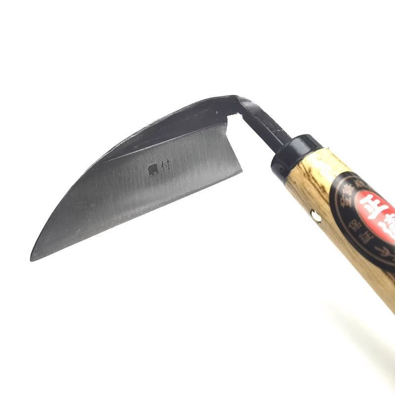 Composite Steel Bent Handlebar Sickle Steel Elbow Hoe Hand Weeding Sickle Gardening Weeding Farm Tools - Image 4
