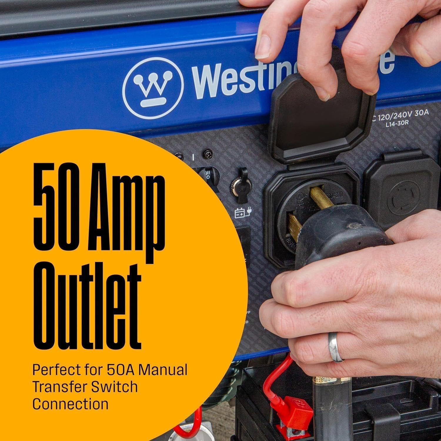Westinghouse 9500 Peak Watt Home Backup Portable Gas Powered Generator - Image 5