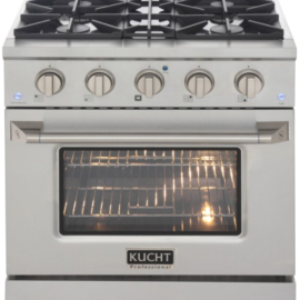 Kucht 30 Gas Range in Titanium