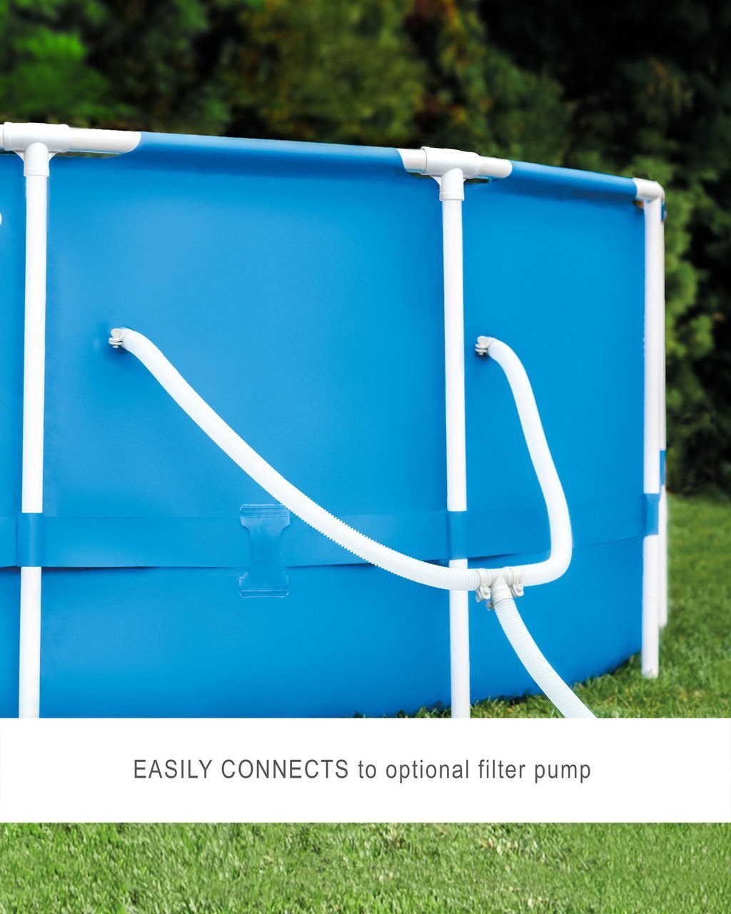 Intex 15ft x 48in Metal Frame Pool Set - Image 2