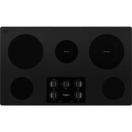 Whirlpool 36-Inch Electric Ceramic Glass Cooktop WCE55US6HB