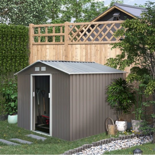 Large Outdoor Garden Storage Shed with Lockable Double Doors - Image 6