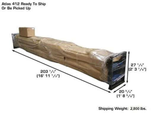 Atlas 412 12,000 lbs Commercial 4 Post Lift - Image 12